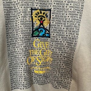 Jerzees Gray Sweatshirt with Colorful Graphic